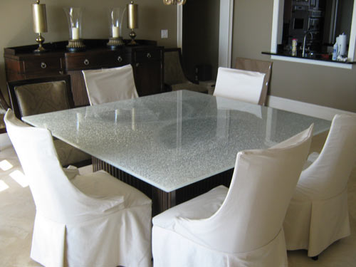 Paradise Glass and Mirror offers Crackle Glass and Mirrors in Marco Island and Naples, FL